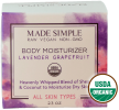 Organic Vegan Lavender Grapefruit MOISTURIZER