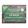 Soothing Touch Chocolate Candy Cane Lip Balm | Organic Cocoa & Peppermint | Vegan & Eco-Friendly – 0.25 oz